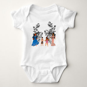 Folklore of French Polynesia Baby Bodysuit