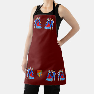 Folklore of the Basque Country, France Apron