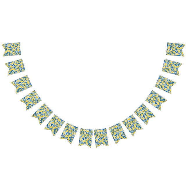 Folklore pattern with Ukrainian flag colours   (All)