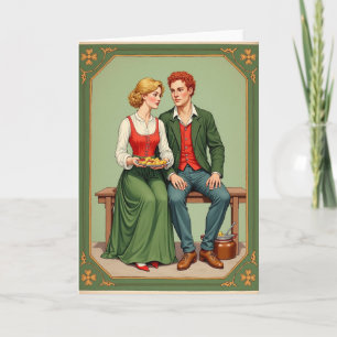 Folklore Romance Greeting Card