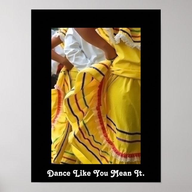 Folklorico Dance Poster (Front)