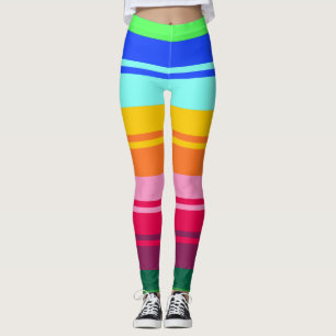 Folkloristic patterns abstraction leggings