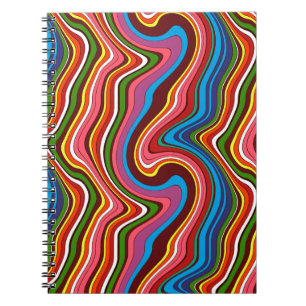 Folkloristic patterns abstraction notebook