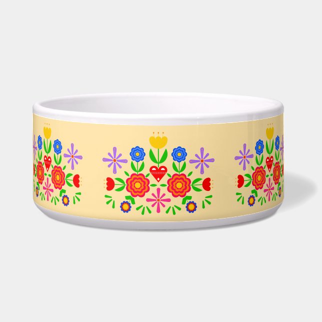 Folkloristic patterns flowers  (Front)