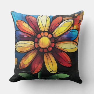 Folksy Flower Cushion