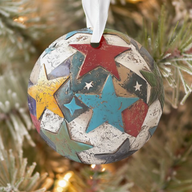 Folksy Stars  Ornament (Tree)