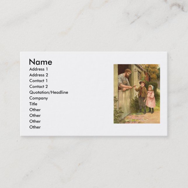 Folktales Business Card (Front)
