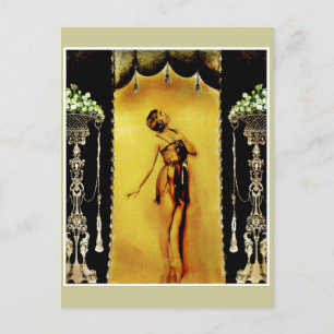 Follies Ballerina_border Postcard