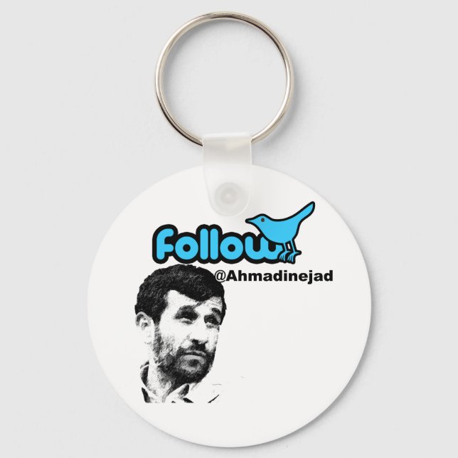 Follow Ahmadinejad Key Ring (Front)