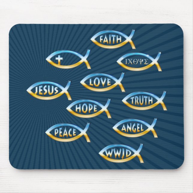 Follow Him | Christian Community Mouse Pad (Front)