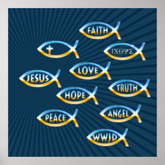 Follow Him | Christian Inspirational Poster
