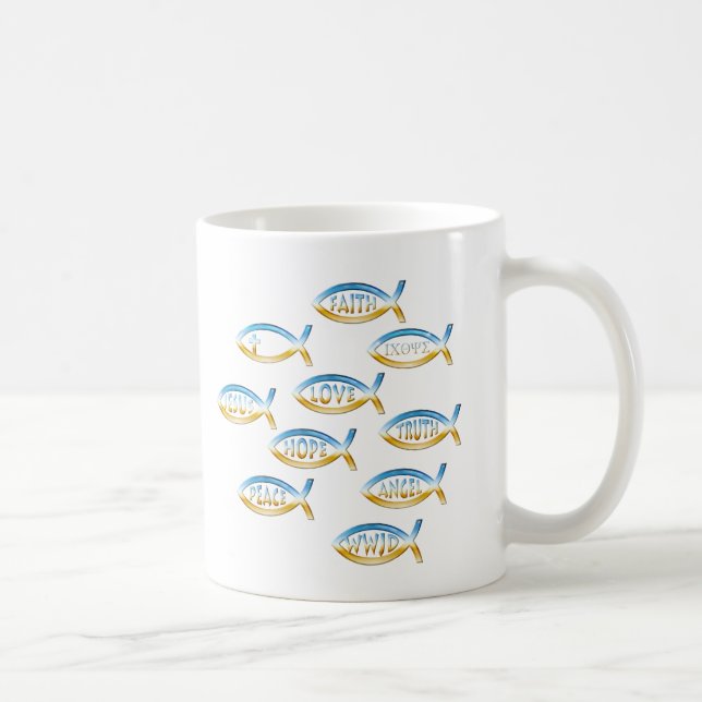 Follow Him - Christian Mug (Right)