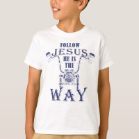 Follow Jesus He is the Way Christian Motorcycle 