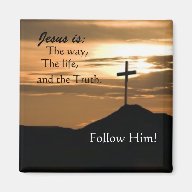 Follow Jesus Magnet (Front)