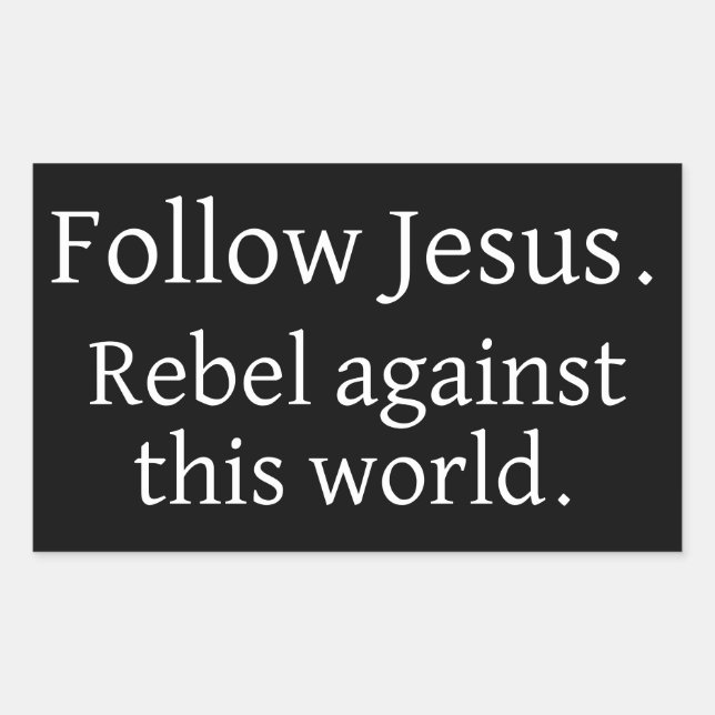 Follow Jesus Sticker (Front)