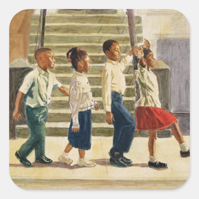 Follow Me 1995 Square Sticker (Front)