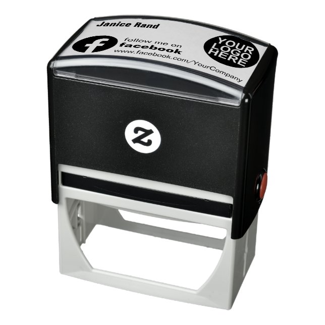 Follow Me on Facebook Logo Self-inking Stamp (Product)