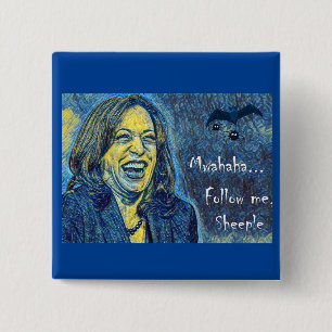 Follow Me Sheep - Political Humour 15 Cm Square Badge