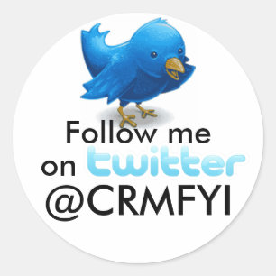 Follow me sticker