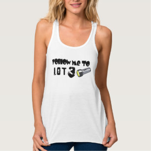 Follow Me to LOT 3 (Black Text) Singlet