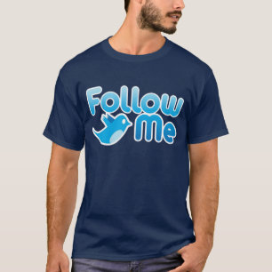 Follow Me Twitter Mr Funny Parody T-Shirt