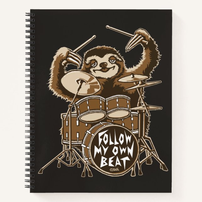 Follow my own beat notebook (Front)