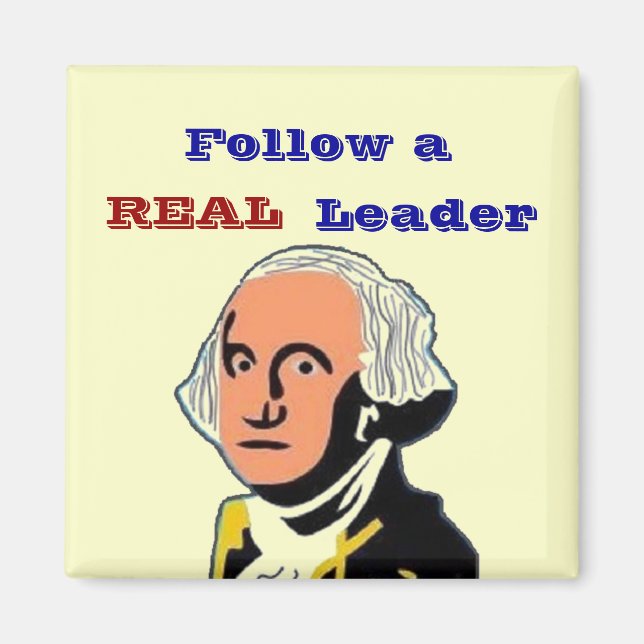 Follow REAL Leader Magnet (Front)