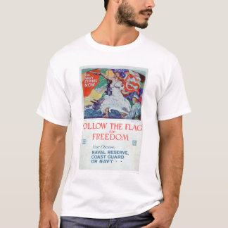 Follow the Flag of Freedom (US02179) T-Shirt