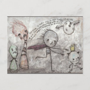 Follow the King Postcard