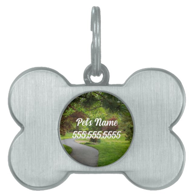 Follow The Path Pano Pet ID Tag (Front)