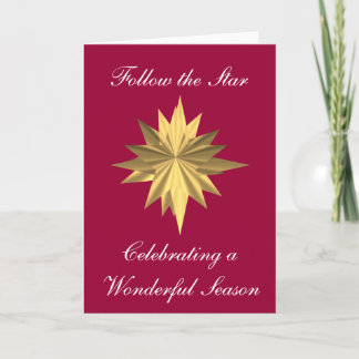 Follow the Star Card