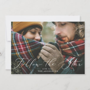Follow The Star   Holiday Photo Card
