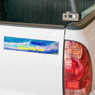 Follow the Sun Bumper Sticker