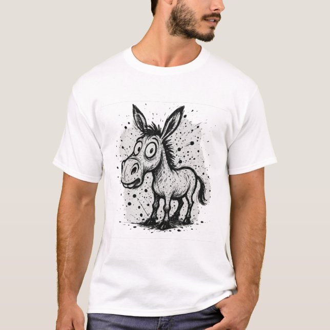 Follow The White Donkey t-sihirt T-Shirt (Front)
