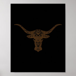 Follow the word not the herd christian cow graphic poster