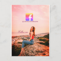 follow us facebook username social media photo