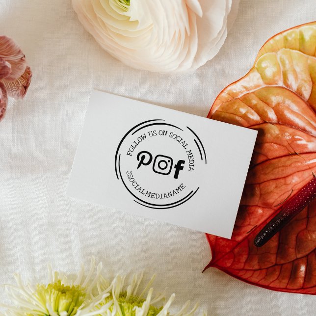 Follow Us/Me on Social Media    Rubber Stamp (Creator Uploaded)