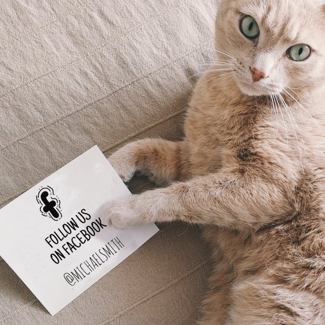 Follow Us on Facebook, Social Media  Rubber Stamp (Creator Uploaded)