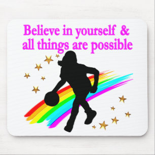 FOLLOW YOUR BASKETBALL DREAMS MOUSE PAD