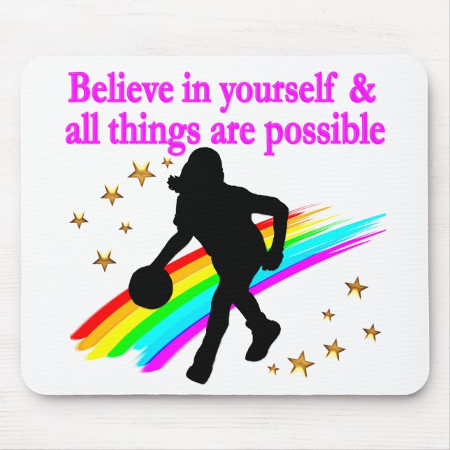 FOLLOW YOUR BASKETBALL DREAMS MOUSE PAD (Front)