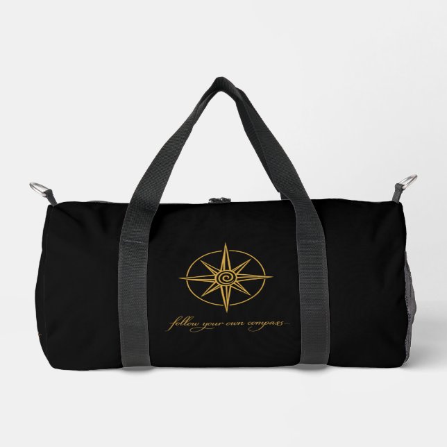 Follow Your Compass Duffle Bag (Front)