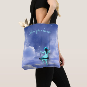 Follow your dream tote bag