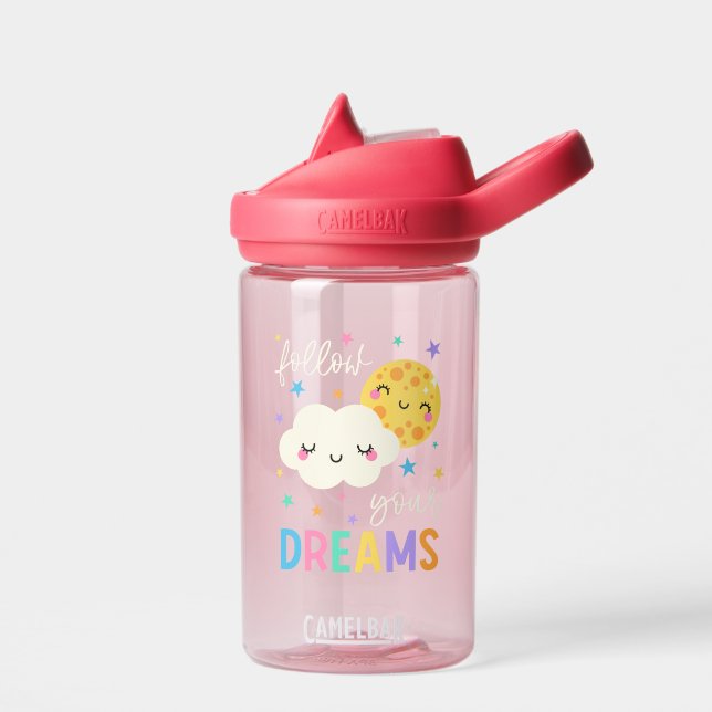 Follow Your Dreams | Cloud & Moon Water Bottle (Left)
