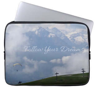 Follow Your Dreams custom laptop sleeves