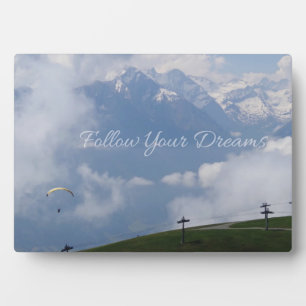 Follow Your Dreams custom plaque