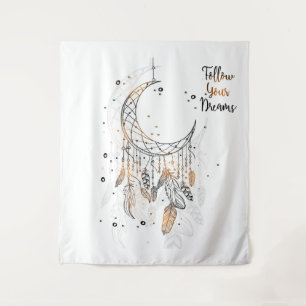 Follow Your Dreams Dreamcatcher Tapestry