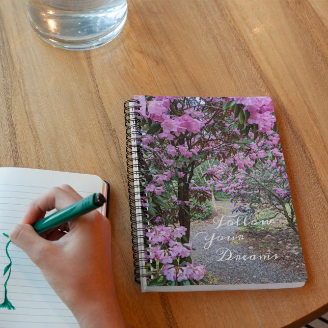 Follow Your Dreams Garden Path Floral Notebook (In Situ)