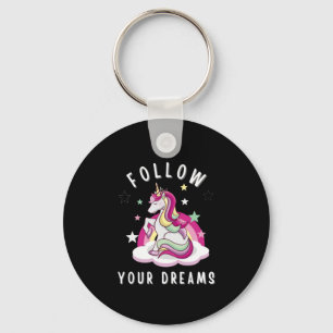 Follow Your Dreams My Unicorn Birthday Key Ring