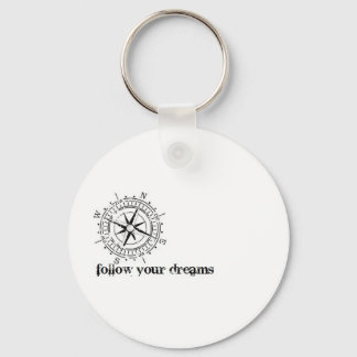 Follow Your Dreams So Beautifully Broken Key Ring