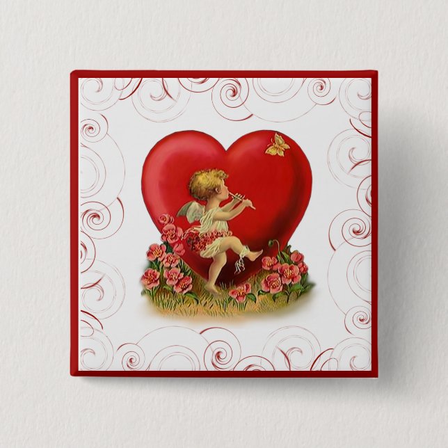 Follow Your Heart 15 Cm Square Badge (Front)